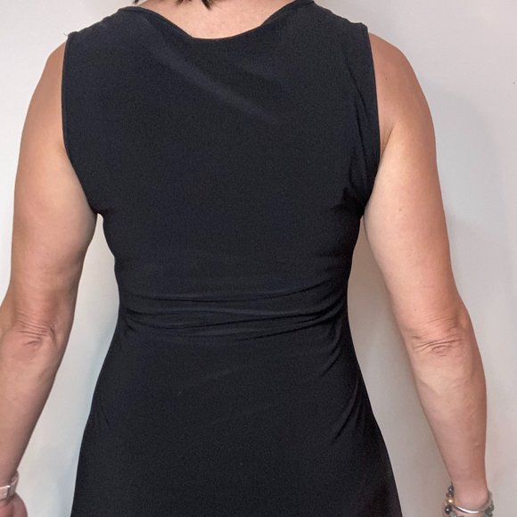 Blouse, Tank, Blue & Black, Soft - Picture 3 of 5